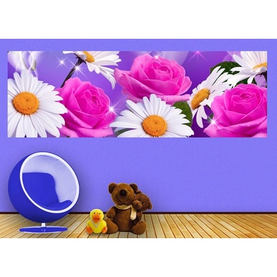 Dimex M-498 vliesová fototapeta na zeď Magic flowers rozměry 330 x 110 cm