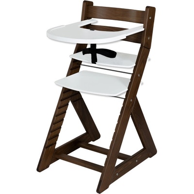 Hajdalánek Rostoucí židle Ela velký pultík ořech / bílá