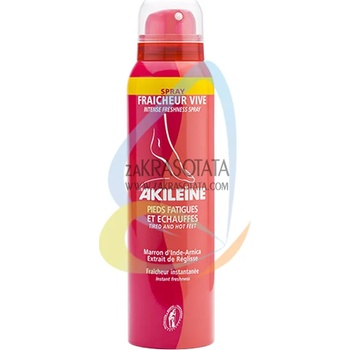 Akileine red / АКИЛЕИН - червена серия Интензивен освежителен спрей intense freshness spray, 150 мл