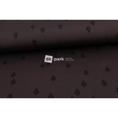 de-park Počesaný funkční úplet - Kolekce LES - temně šedá