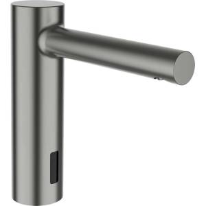 Laufen Twintronic - Електронна смесителна батерия за умивалник, без смесител, захранване от електрическата мрежа, матирана стомана HF707004423000 (HF707004423000)
