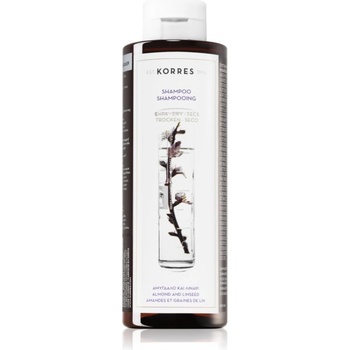 KORRES Almond & Linseed шампоан за суха и увредена коса 250ml