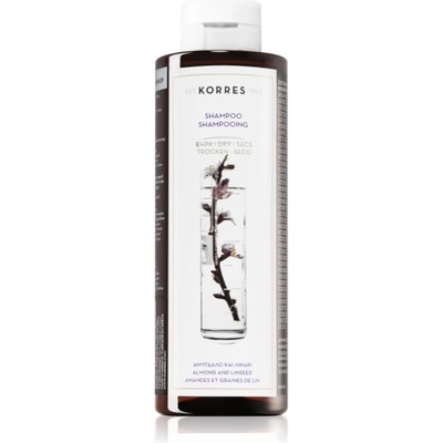 KORRES Almond & Linseed шампоан за суха и увредена коса 250ml