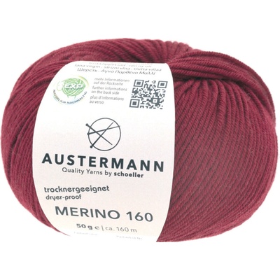Pletací příze Austermann Merino 160 EXP Barva: 255 WEIN
