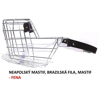 Mr. Rozchov Náhubek kovový Neapolský mastif Brazilská fila Mastif fena
