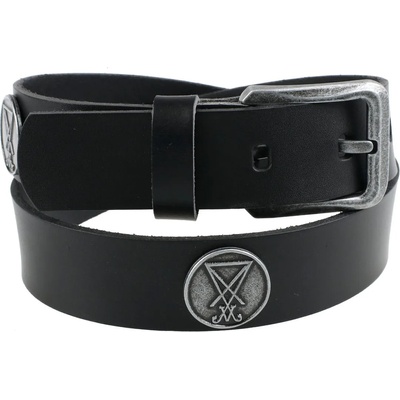 Leather & steel fashion колан Луцифери - Черен - lsf2 38