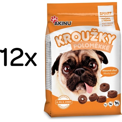Akinu Poloměkké kroužky 12 x 500 g