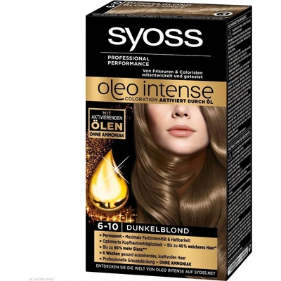 Syoss Oleo Intense 6-10 tmavoplavý