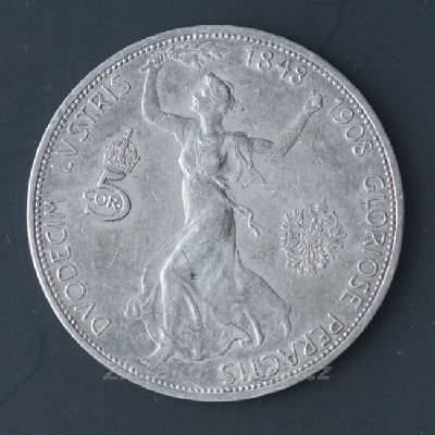 5 Koruna 1908 - 60.výročí vlády F.J.I