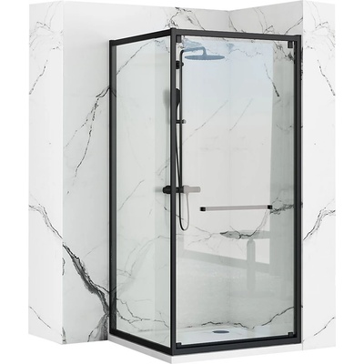 Rea Душ кабина Rea Space In Black 90x90 (KPL-K0881)