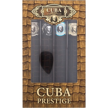 Cuba Prestige EDT 35 ml + EDT Prestige Black 35 ml + EDT Prestige Platinum 35 ml + EDT Prestige Legacy 35 ml dárková sada