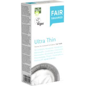 Fair Squared Single: Ultra Thin, 10 Fair Trade condoms