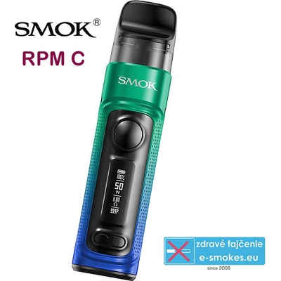 Smoktech RPM C 50W grip Full Kit 1650 mAh Green Blue 1 ks