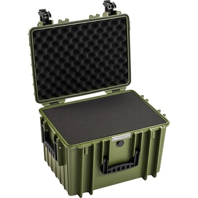 BW Outdoor Cases Type 5500 Bronze green pre-cut foam