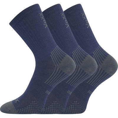 VoXX ponožky Optimalik tmavě modrá tm.modrá 3 páry