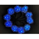 Solight LED vianočná reťaz hviezdy 1,5m 10x LED 2x AA modré svetlo