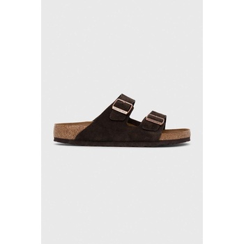 Birkenstock Велурени чехли Birkenstock Arizona в кафяво 1027077 (1027077)