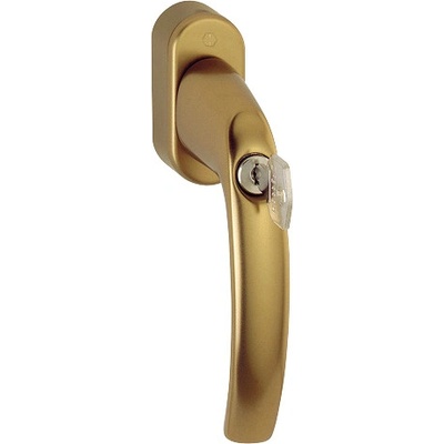 Hoppe Okenní klika Atlanta secustic uzamykatelná 100Nm F4 bronz 7/32-42mm, M5x45/50, 90°