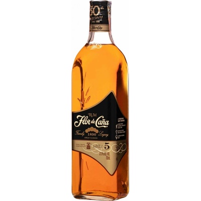 Flor de Caña Anejo Clásico 5y 37,5% 0,7 l (holá láhev)