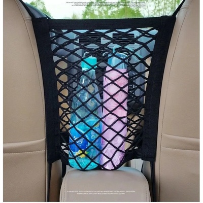Road Star Síťový organizér do auta mezi sedačky 2v1 - 28 x 23 cm, 1 kapsa, černá | Zboží Auto