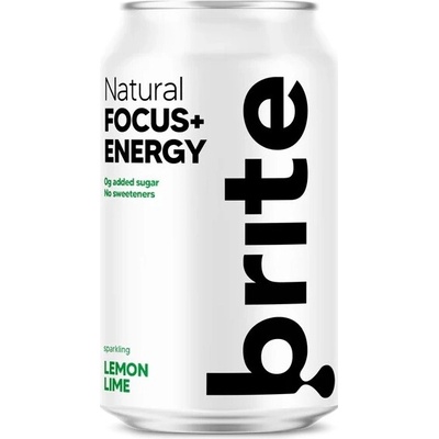 Brite Energetický nápoj Citrón a limeta 330 ml
