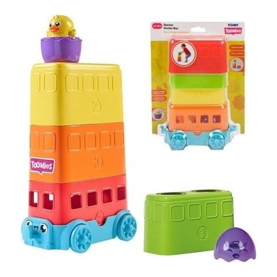 TOMY Toomies: двуетажен автобус с яйца peekaboo
