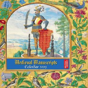 Flame Tree Publishing British Library: Medieval Manuscripts Wall Calendar 2027 (Art Calendar) | WALL