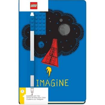 LEGO Stationery Zápisník A5 s modrým perem Imagine