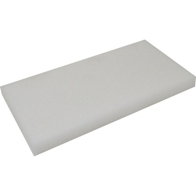 TOPTRADE povrch náhradný, molitan jemný, 220 x 135 x 20 mm