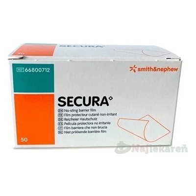 SECURA No-sting barrier film nedráždívý bariérový film vo forme utierky 50 ks