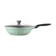 BUYDEEM Cast Aluminum Nonstick Frying Pán 30 cm, model CP102, farba Cozy Greenish