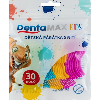 Dentamax detské dentálne špáradlá s niťou 30 ks