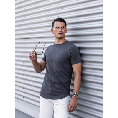 TallGuys pánské prodloužené tričko óčko Antracite