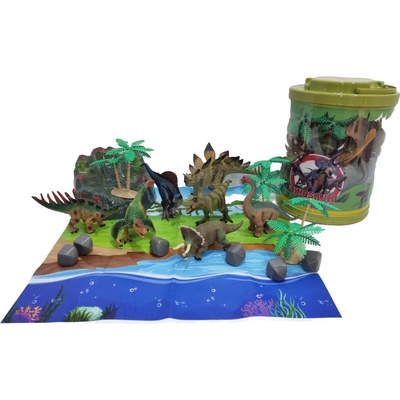 KIK Dinosaury s príslušenstvom 17 dielikov