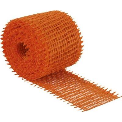 Jutový dekorační pásek Oranžová 2520/160 3 m x 4 cm