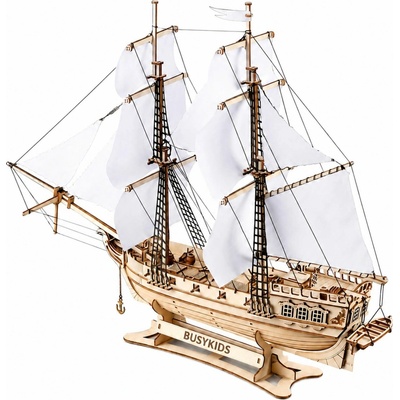 BusyKids Iceberg 3D dřevěná loď