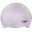Speedo plain moulded silicone cap сребърен