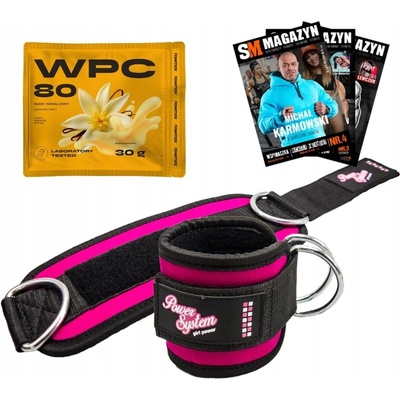 Power System Ankle straps Gym babe růžová PS-3450 – Zboží Dáma