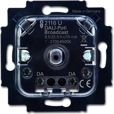 2CKA006599A3025 Přístroj stmívače pro otočné ovládání a tlačítkové spínání (2116 U), ABB