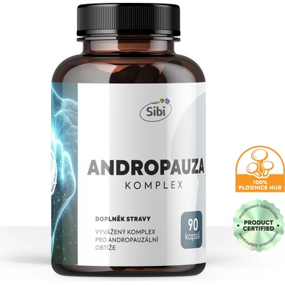 Houbové extrakty Andropauza komplex 500 mg 90 kapslí