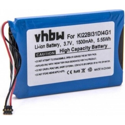 VHBW Baterie pro Garmin Foretrex 401 / 405, 290 mAh - neoriginální