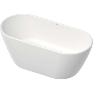 Duravit D-Neo - Свободностояща вана, 160x75 cm, DuraSolid, ClickClack, бяла 700477000000000 (700477000000000)