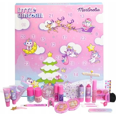 MARTINELIA JEDNOROŽEC ADVENTNÍ KALENDÁŘ PRO DĚTI KOSMETIKA LESK