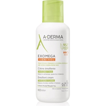 A-DERMA Exomega Control Emollient Cream крем за тяло за много суха чуствителна и атопична кожа 400ml