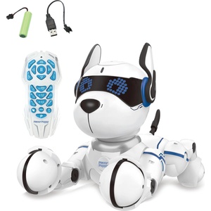 Lexibook Интерактивна играчка Lexibook Power Puppy - Куче робот, програмируемо, бяло (DOG01) - baby