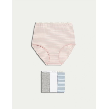 Marks & Spencer Комплект от четири дамски панталона в розово, сиво, бяло и светлосиньо Marks & Spencer Marks & Spencer | Rozov | ЖЕНИ | M