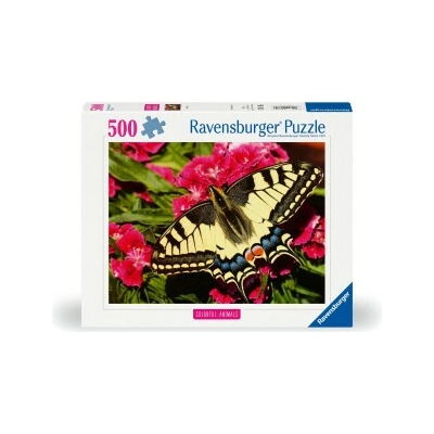 Ravensburger Colorful Animals Schmetterling 500 dílků
