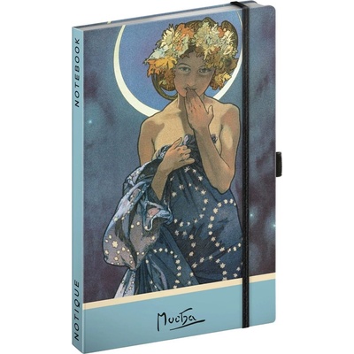 NOTIQUE Alfons Mucha Скицник 172 21 x 13 cm 100 g Luna (A-34393)