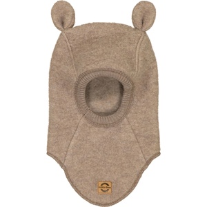 Mikk-Line Детска зимна шапка (beanie) Mikk-Line Kid's Wool Fullface with Ears Beanie - Melange Denver - размер 86/92 (904-2682-0214)