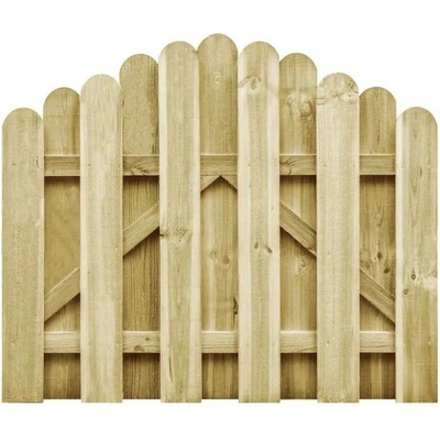zahrada-XL Zahradní branka impregnovaná borovice 100 x 75 cm